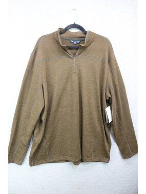 Urban Frontier 1/4 Zip Long Sleeve Pullover Sweater Jersey-2X-NWT-Athleisure